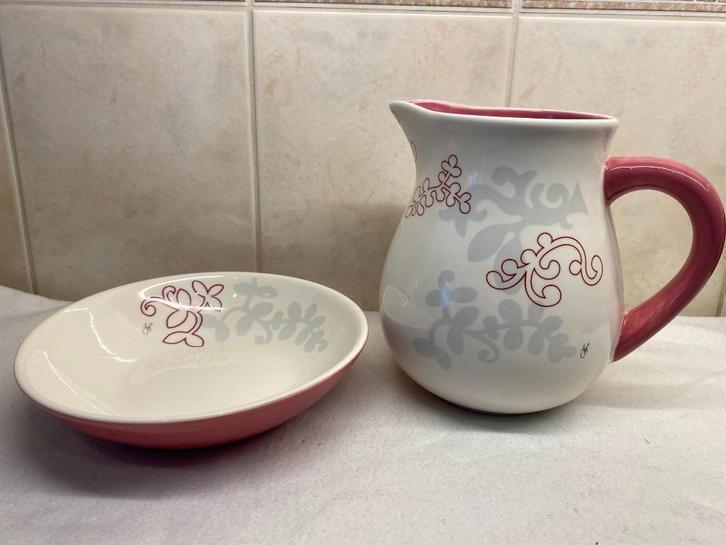 Schenk Kan + Schaal Jet, Antiek en Kunst, Curiosa en Brocante, Ophalen of Verzenden