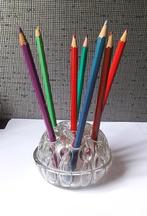 vintage glazen bloemensteker 19 gaten, Antiek en Kunst, Antiek | Glas en Kristal, Ophalen of Verzenden