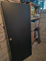 Binnendeur zwart, Doe-het-zelf en Verbouw, Deuren en Horren, Ophalen, Gebruikt, 80 tot 100 cm, Binnendeur