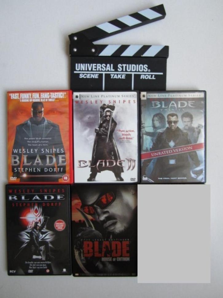 Blade 1, 2, 3 of serie DVD, Cd's en Dvd's, Dvd's | Horror, Zo goed als nieuw, Vampiers of Zombies, Vanaf 16 jaar, Ophalen of Verzenden