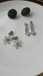 Vintage Oorbellen Set, Overige materialen, Ophalen of Verzenden, Hangers, Gebruikt