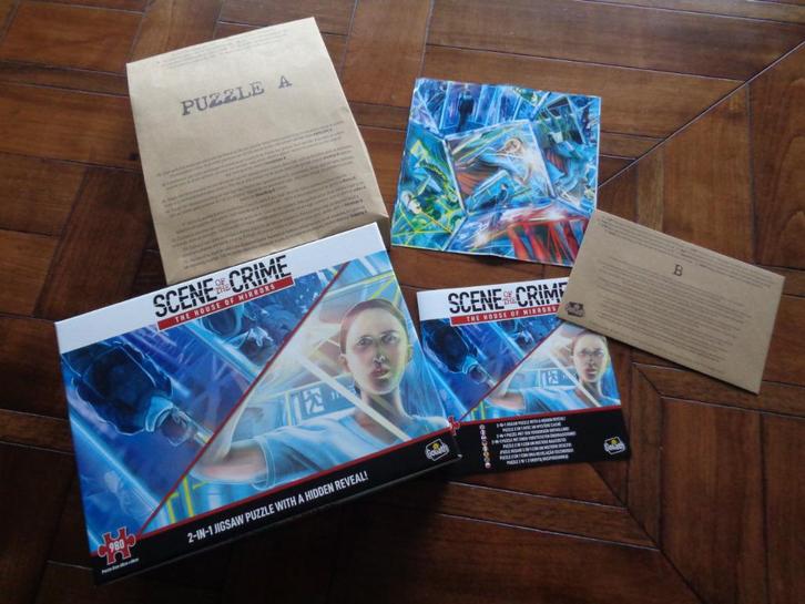 Goliath puzzel 980 stukjes Scene of the Crime, Hobby en Vrije tijd, Denksport en Puzzels, Zo goed als nieuw, Legpuzzel, 500 t/m 1500 stukjes