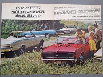 GM folder/tijdschriftbijlage circa 1965/1966 beschikbaar voor biedingen