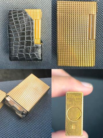 Vintage gouden Dupont aansteker  beschikbaar voor biedingen