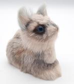 Vintage Konijn of Kat puntenslijper met echt haar, Ophalen of Verzenden, Gebruikt