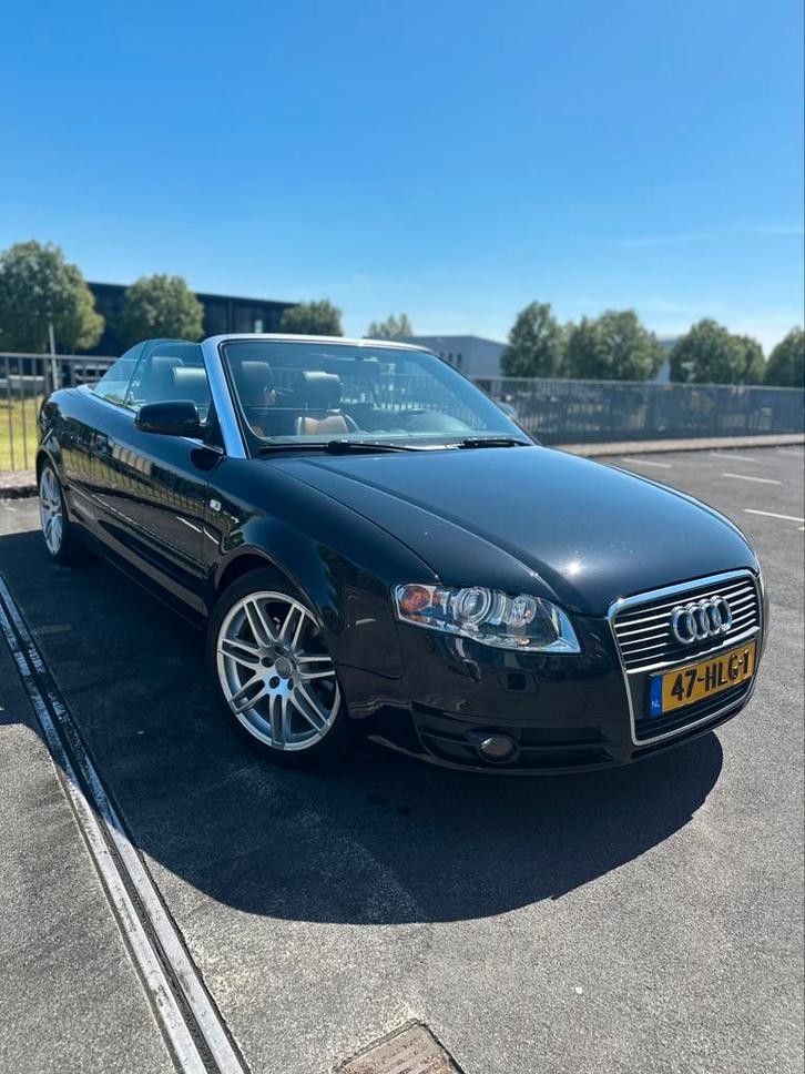 Audi A4 2.0 Tfsi 147KW Cabrio AUT 2009 Zwart, Auto's, Audi, Particulier, A4, Benzine, D, Cabriolet, Automaat, Origineel Nederlands