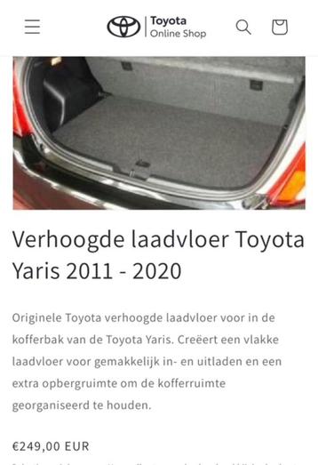Toyota extra laadvloer voor bagageruimte NIEUW beschikbaar voor biedingen