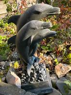 Fontein Dolfijnen Waterornament, Tuin en Terras, Ophalen, Gebruikt, Beton, Dierenbeeld