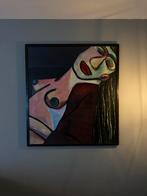 Abstract Schilderij van Vrouw Frans Nielen, Antiek en Kunst, Kunst | Schilderijen | Klassiek, Ophalen