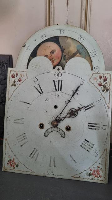 19e eeuwse wijzerplaat en uurwerk van Osborne klok ca 1830
 beschikbaar voor biedingen