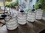 4 Nieuwe Ibiza/Boho lampen zeer unieke exemplaren, Ophalen, 50 tot 75 cm, Nieuw, Stof