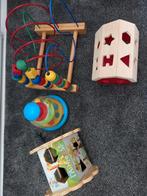 speelgoed diverse hout, spiraal, vormenstoof en spintol, Overige typen, Zo goed als nieuw, Ophalen