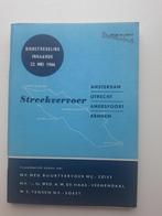 NBM STREEKVERVOER DIENSTREGELING INGAANDE - 22 MEI 1966, Ophalen of Verzenden, Gebruikt, Bus of Metro, Boek of Tijdschrift