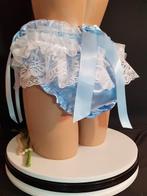 New Sissy style pantie size L, Handmade, Verzenden, Blauw, Slip