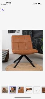 Fauteuil 2 stuks cognac kleur, Huis en Inrichting, Fauteuils, Ophalen, Zo goed als nieuw, 75 tot 100 cm