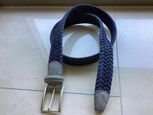 Anderson’s gevlochten broekriem jeanskleur., Kleding | Heren, Riemen en Ceinturen, Gedragen, Riem of Ceintuur, 95 tot 105 cm, Overige kleuren