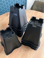 Bedverhogers - Set van 8, Huis en Inrichting, Ophalen, Overige materialen, Gebruikt, Zwart