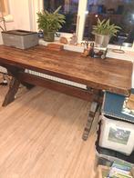 kloostertafel met bank en 2 stroelen, Antiek en Kunst, Antiek | Meubels | Tafels, Ophalen