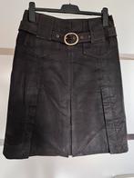Leren dames rok, Kleding | Dames, Rokken, Maat 38/40 (M), Bruin, Ophalen of Verzenden, Zo goed als nieuw