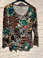 Kleurrijke Top met Lange Mouwen, Kleding | Dames, T-shirts, Maat 38/40 (M), Overige kleuren, Ophalen of Verzenden, Zo goed als nieuw