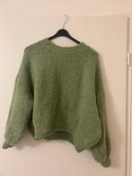 Groene gebreide trui, one size, Kleding | Dames, Truien en Vesten, Groen, Zo goed als nieuw, Verzenden