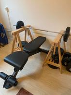 Fitness set: bankje, halterset, kettlebell en dumbells, Ophalen, Gebruikt, Overige typen, Armen
