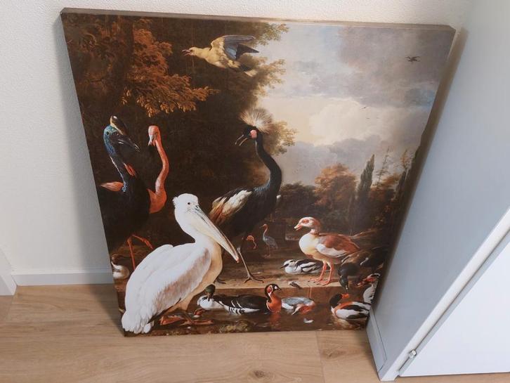 Oude Meester Schilderij met Vogels, Antiek en Kunst, Kunst | Schilderijen | Klassiek, Ophalen