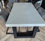 Eettafel met 4 stoelen - Moderne look, Ophalen, Rechthoekig, 50 tot 100 cm