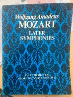 Mozart late symfonieën 35-41 partituren, Muziek en Instrumenten, Bladmuziek, Ophalen of Verzenden, Zo goed als nieuw, Artiest of Componist