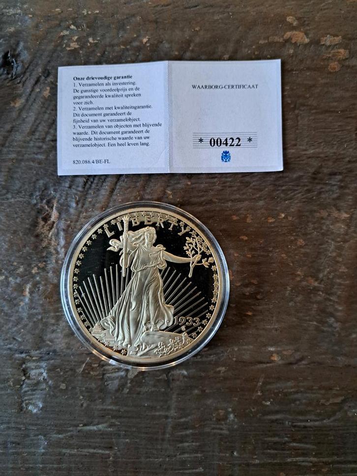 Replica Gouden Eagle 1933 - Zeldzaam!, Postzegels en Munten, Munten | Nederland, Losse munt, Overige waardes, Koningin Beatrix