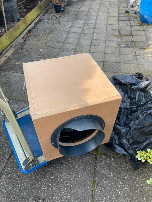 Afzuigbox + afvoerslang DEZE WEEK VOOR €125,-, Doe-het-zelf en Verbouw, Ventilatie en Afzuiging, Zo goed als nieuw, Afzuiger, Ophalen