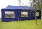 Topklasse 3x9m Profi Easy-Up-Vouwpavillon / Vouwtent. Blauw, Tuin en Terras, Ophalen of Verzenden, Nieuw, Partytent, Opvouwbaar