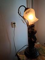 Antieke Art Nouveau Lamp met Vrouwelijk Figuur, Antiek en Kunst, Antiek | Lampen, Ophalen