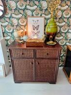 Vintage Rotan Manou Dressoir Commode, Ophalen, ., Rotan Manou, Zo goed als nieuw