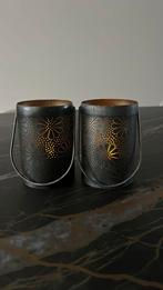 Nieuwe waxinelichtjes - sfeervolle lichtjes, Zwart, Nieuw, Ophalen of Verzenden, Metaal