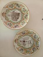 vintage HATTEM de 4 jaargetijden historische gebouwen, Antiek en Kunst, Antiek | Wandborden en Tegels, Ophalen of Verzenden