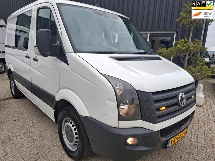 Volkswagen Crafter 35 2.0 TDI L1H2 DC *dubbele cabine* AIRCO, Auto's, Bestelauto's, Bedrijf, Te koop, ABS, Airconditioning, Centrale vergrendeling