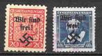Duitsland Reichenberg 1938 Michel 13A + 21 zie scan, Ophalen of Verzenden, Overige periodes, Gestempeld