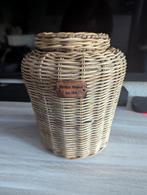 Riviera Maison rattan ginger pot, Ophalen of Verzenden, Zo goed als nieuw, Rond, Riet