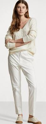 RALPH LAUREN CHINO, CREME MAAT 38 (NEW €195) NIEUW💖💖💖, Kleding | Dames, Maat 38/40 (M), Overige kleuren, Nieuw, Ophalen of Verzenden