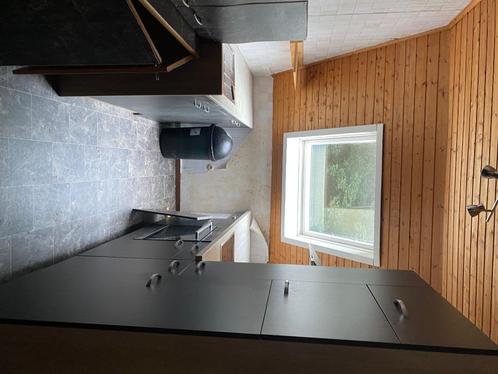 Gebruikte keuken - GRATIS, Huis en Inrichting, Keuken | Complete keukens, Gebruikt, Overige typen, Zwart, Staal of Rvs, Ophalen