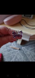 Ring fluoriet verstelbaar, Sieraden, Tassen en Uiterlijk, Ringen, Ophalen of Verzenden, Zo goed als nieuw, Dame