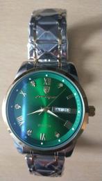 horloge, Sieraden, Tassen en Uiterlijk, Horloges | Heren, Overige merken, Staal, Staal, Polshorloge