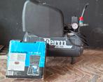Ferm FC-700 Compressor + Luchtsleutel Set, Gebruikt, 6 tot 10 bar, Ophalen of Verzenden, Minder dan 200 liter/min