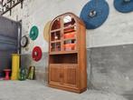 Dyrlund Deens Jaren 80 Design Vitrine Kast Teak Wandmeubel 6, Glas, 100 tot 150 cm, 200 cm of meer, Ophalen of Verzenden