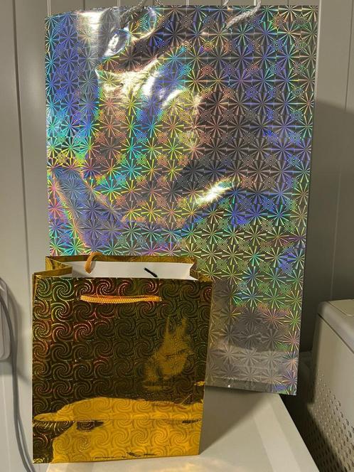 cadeautasje-holographic, Sieraden, Tassen en Uiterlijk, Uiterlijk | Parfum, Nieuw, Verzenden