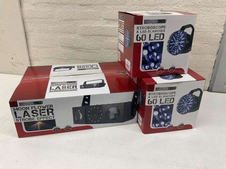 Complete Discolichtset - Laser, Stroboscoop & LED, Muziek en Instrumenten, Licht en Laser, Nieuw, Licht, Geluidgestuurd, Ophalen of Verzenden