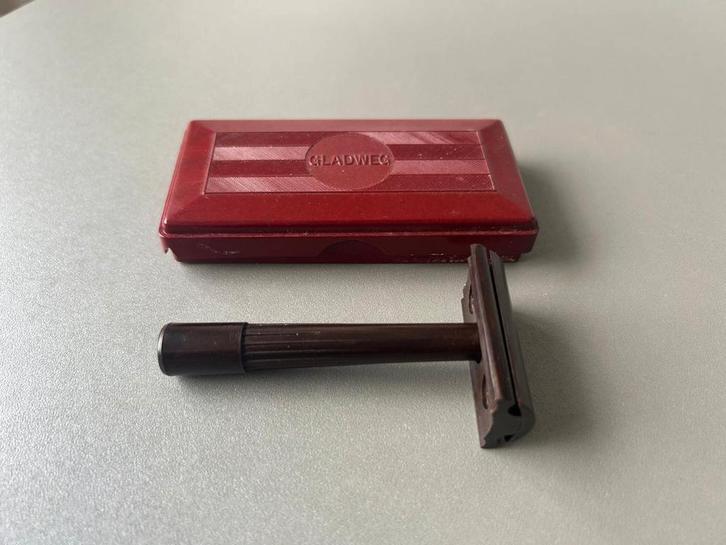 VINTAGE bakelieten scheermeshouder, Antiek en Kunst, Antiek | Overige Antiek, Ophalen of Verzenden