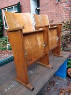 Vintage bioscoopstoelen, Ophalen, Twee, Bruin, Vintage