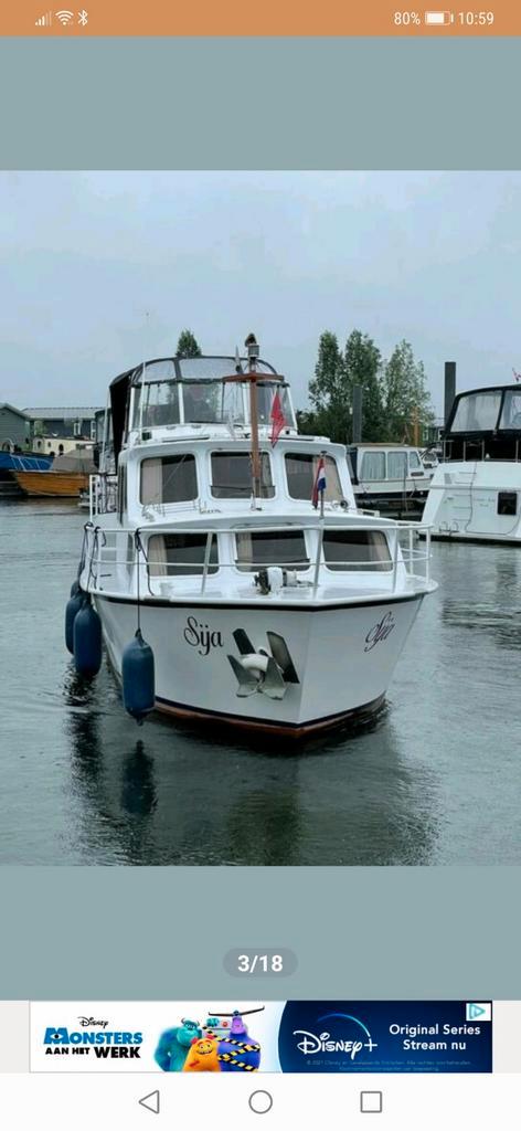 Motorjacht: SIJA. type Target Saloon met 6 cil. Volvo Penta, Watersport en Boten, Motorboten en Motorjachten, Zo goed als nieuw
